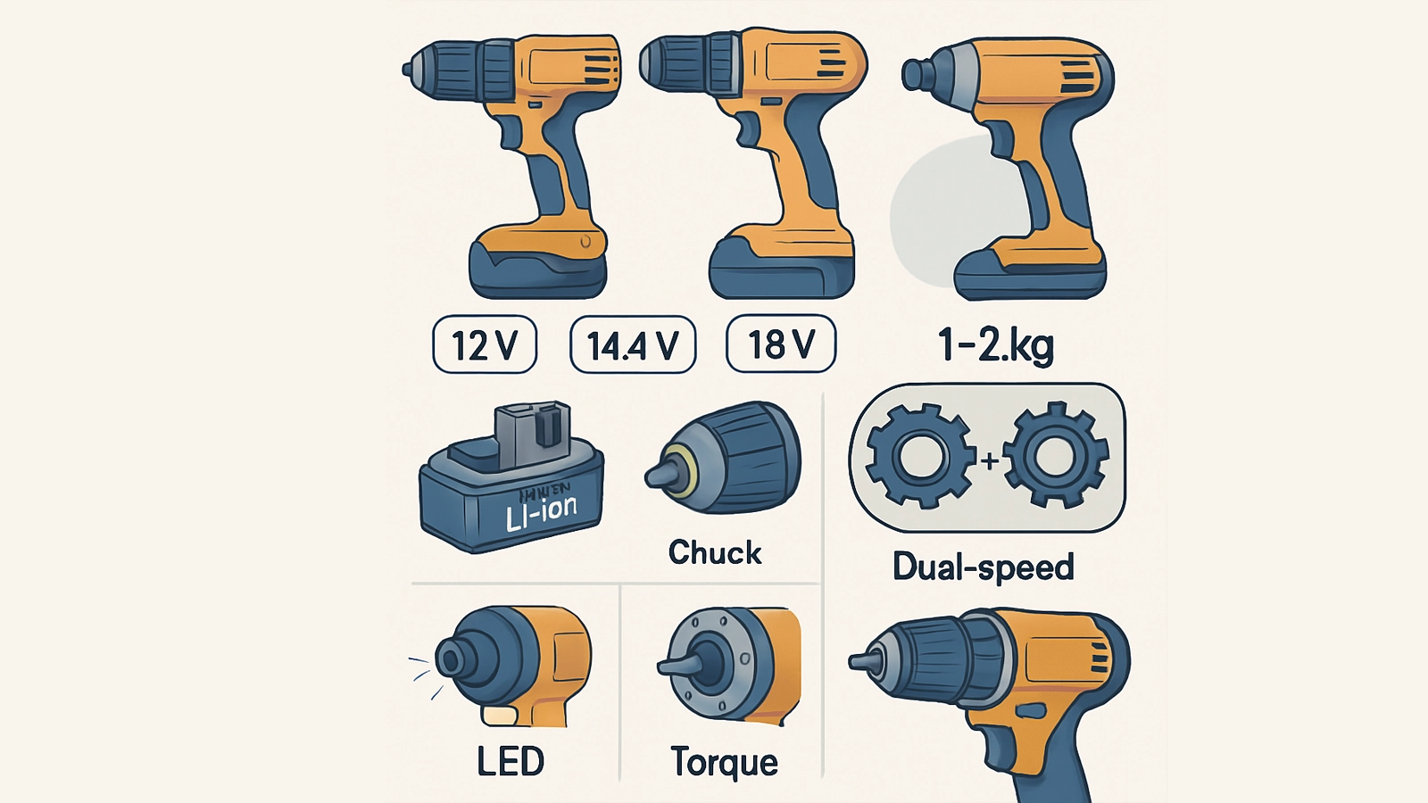 Key tips for choosing a cordless drill suitable for home use