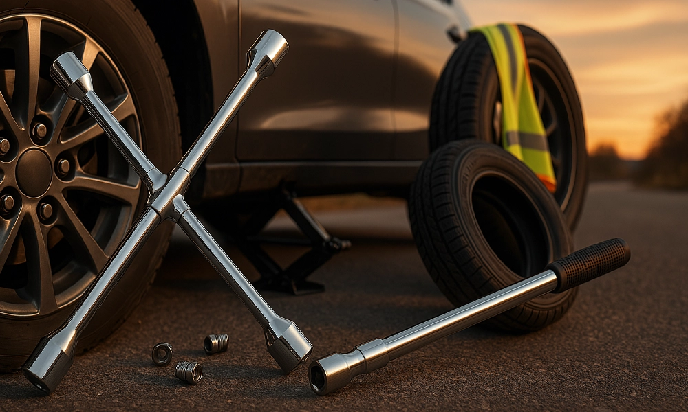 The wheel wrench, the connecting link between you and changing a wheel.