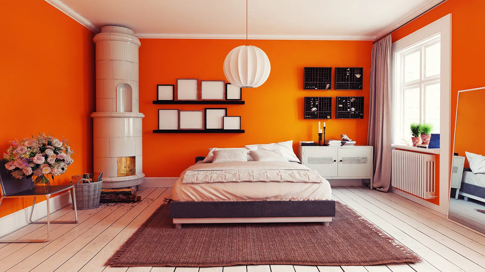 Color in bedroom decoration