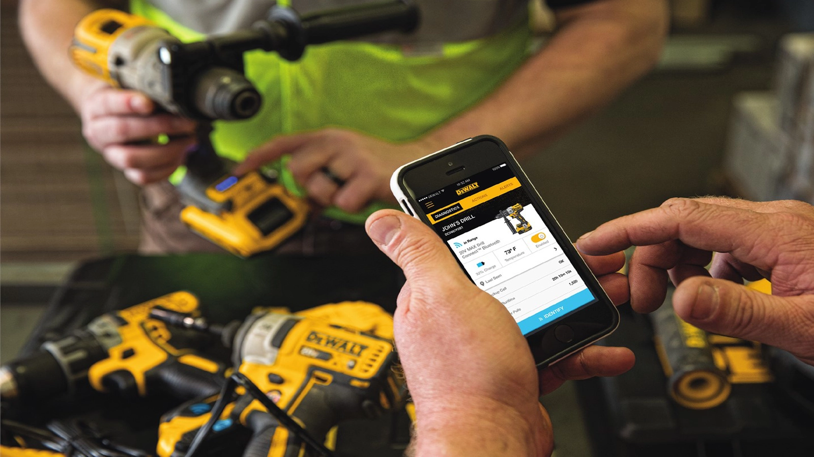 Review of the salient features of drills that connect to the mobile app
