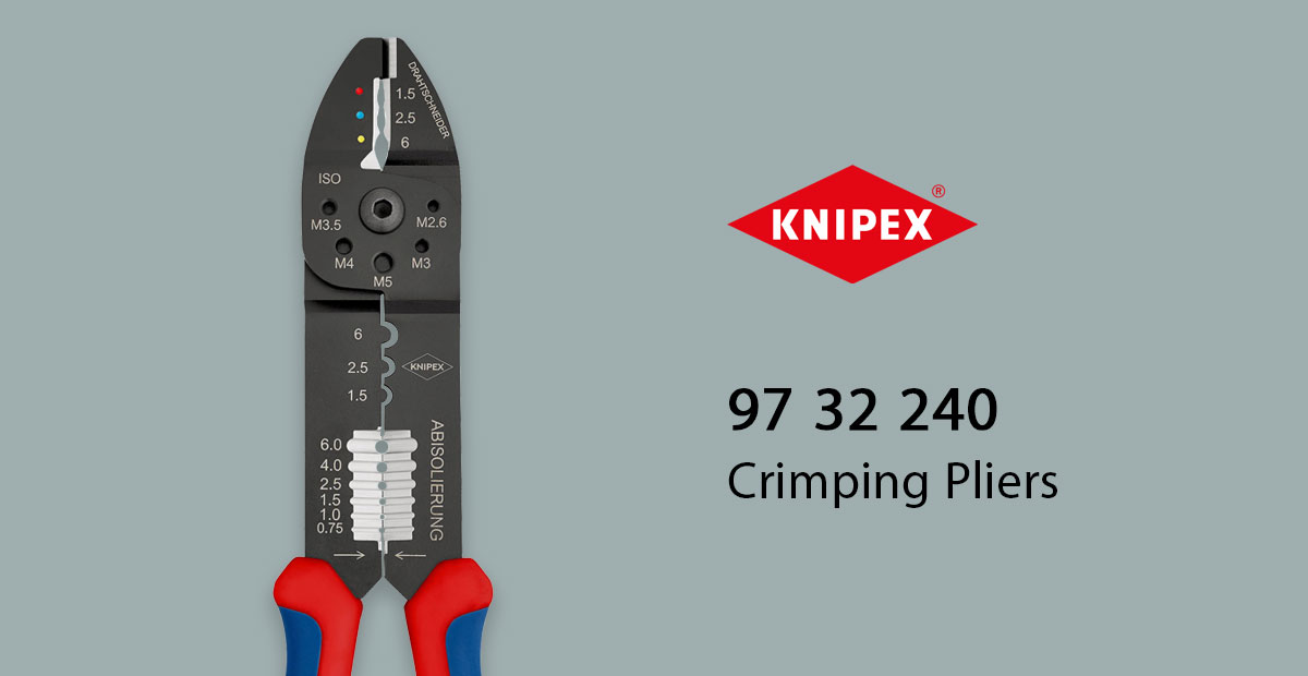 Knipex 97 32 240 SB Crimping Pliers
