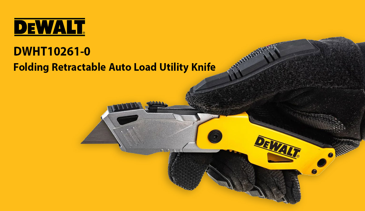 DEWALT DWHT10261 Folding Retractable Auto Load Utility Knife