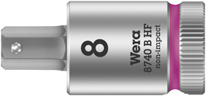 8740 B HF Zyklop bit socket with holding function, 3/8" drive