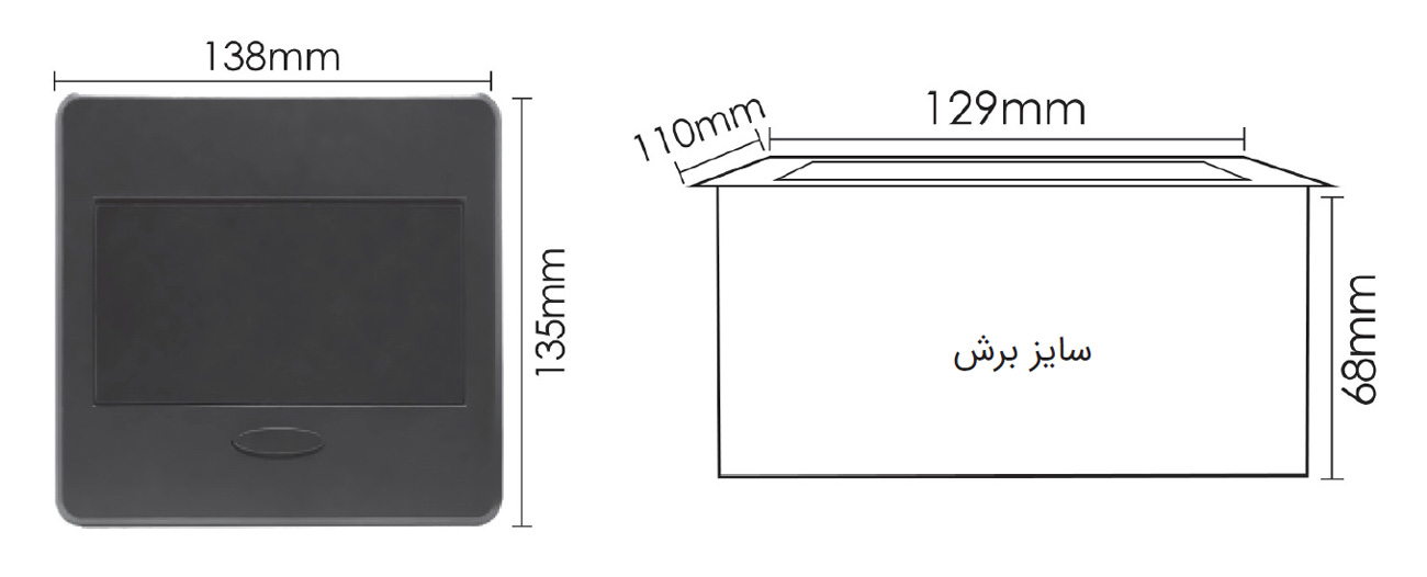 Fantoni N335 Desk connection panels