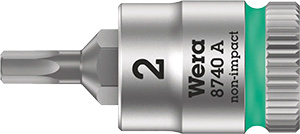 8740 A Zyklop bit socket, 1/4" drive