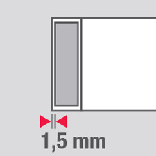Wall thickness 1.5mm