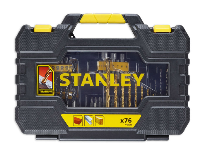 Stanley STA88544 76 Piece Mixed Drilling and Screwdriving Set