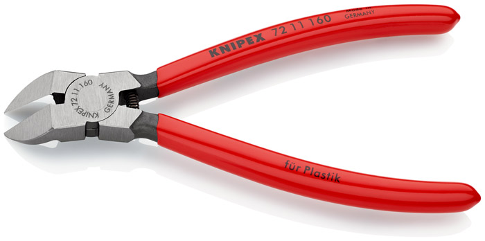 Knipex 7211160 Diagonal Cutters for plastics