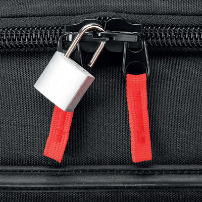 Lockable zippers