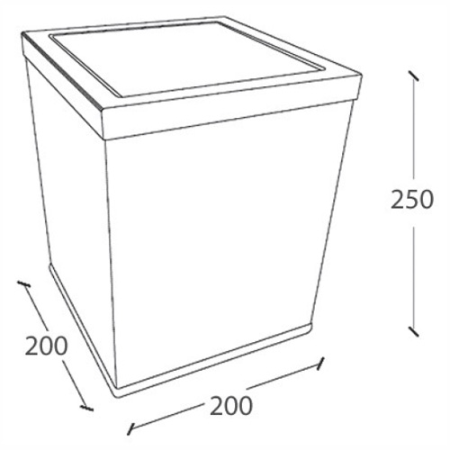 Fantoni S502 Toilet trash can