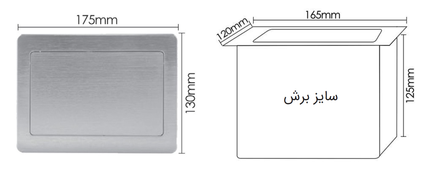 Fantoni N331 Desk connection panels