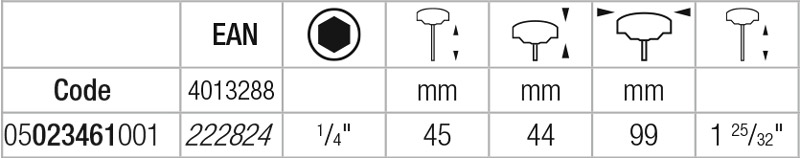 Wera 05023461001 416 RA T-handle bitholding screwdriver