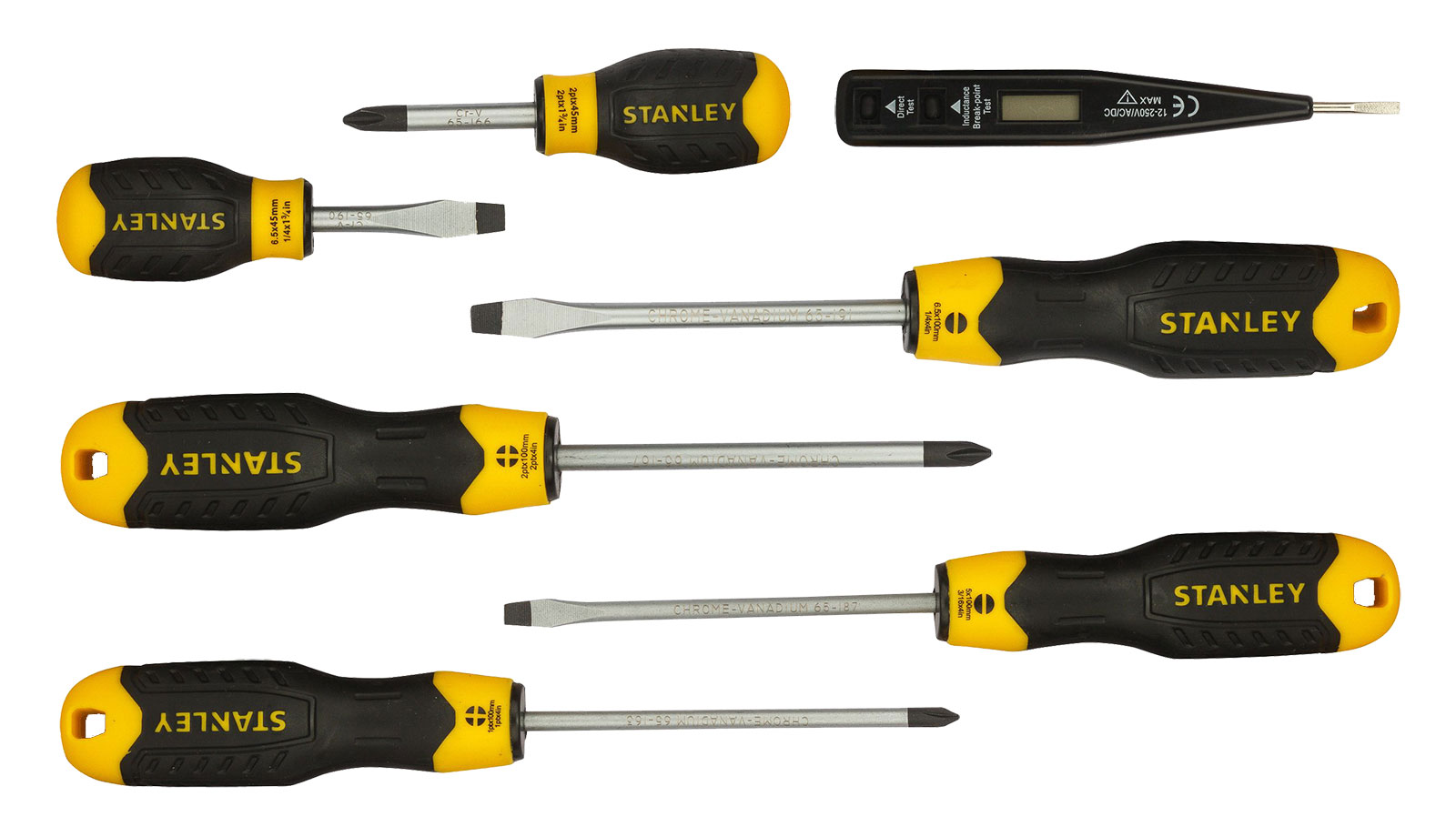 Stanley STHT92002 Screwdriver Set, Tester Included