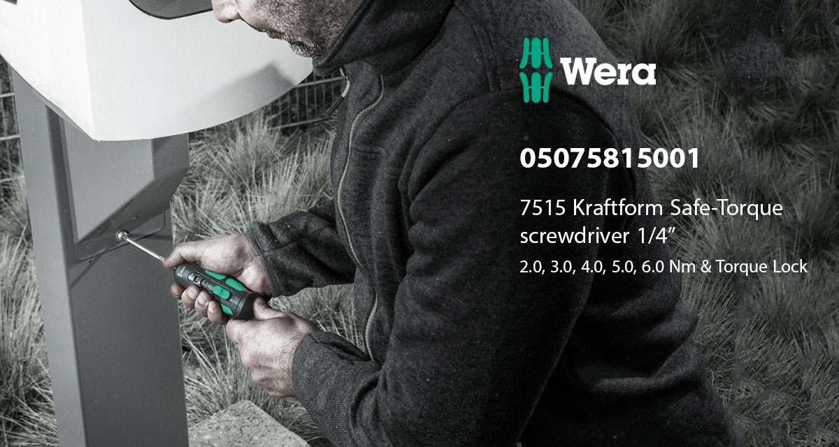 Wera 05075815001 7515 Kraftform Safe-Torque Speed Torque screwdriver