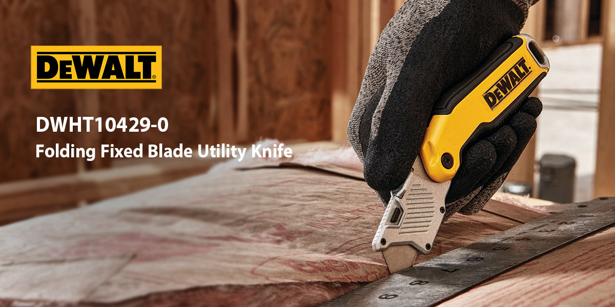  DEWALT DWHT10429 Folding Fixed Blade Utility Knife 