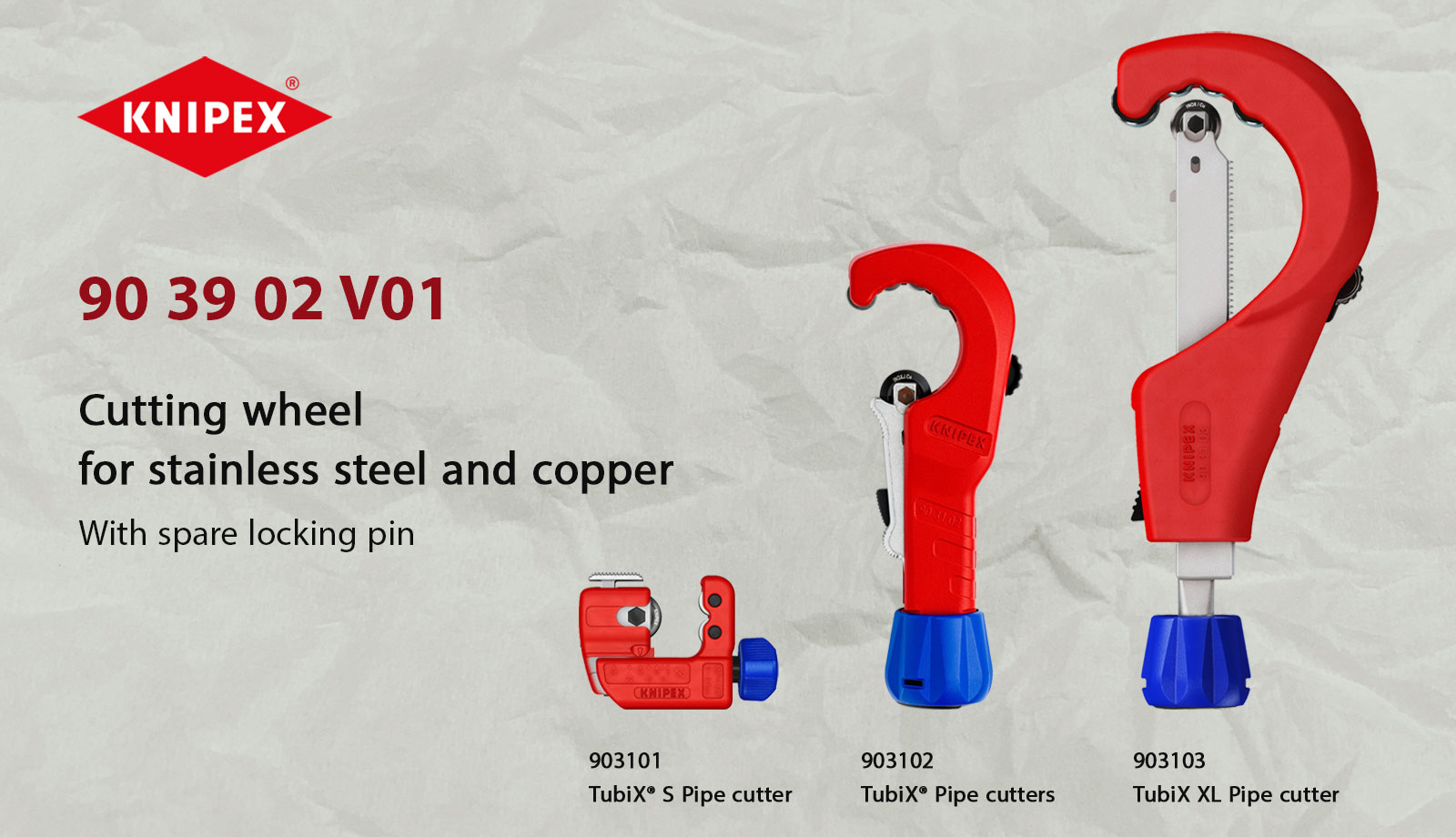 Knipex 90 39 02 V01 Cutting wheel for stainless steel and copper