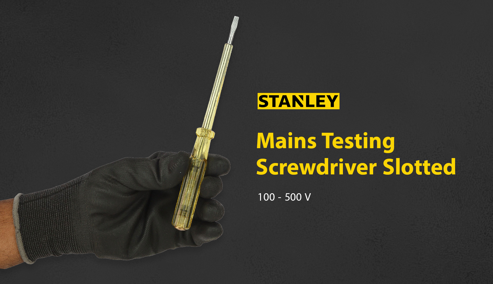 Stanley Mains Testing Screwdriver Slotted