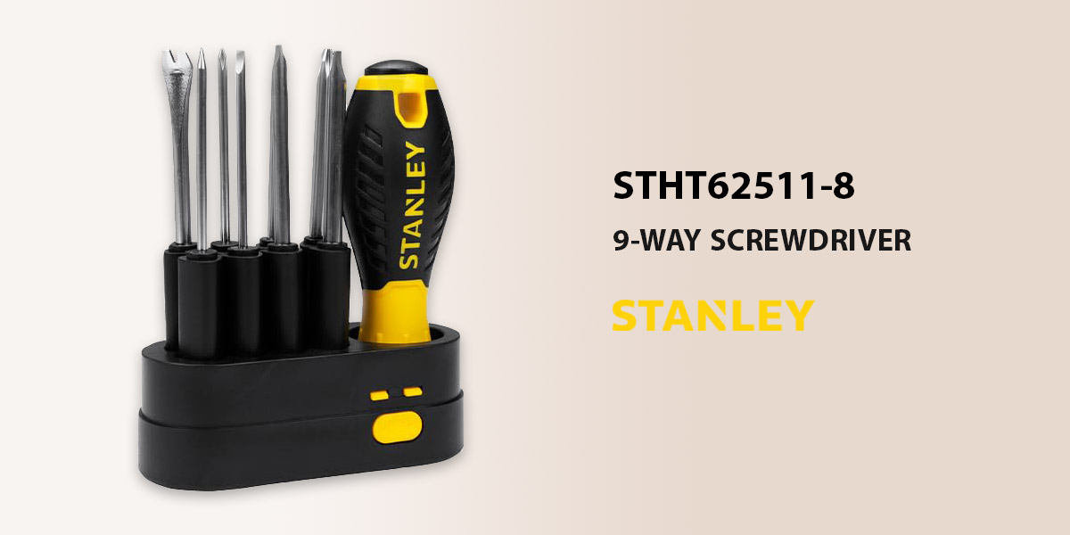 Stanley STHT62511 9-Way Screwdriver