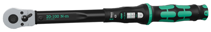 Wera 05075621001 C2 torque wrench with reversible ratchet