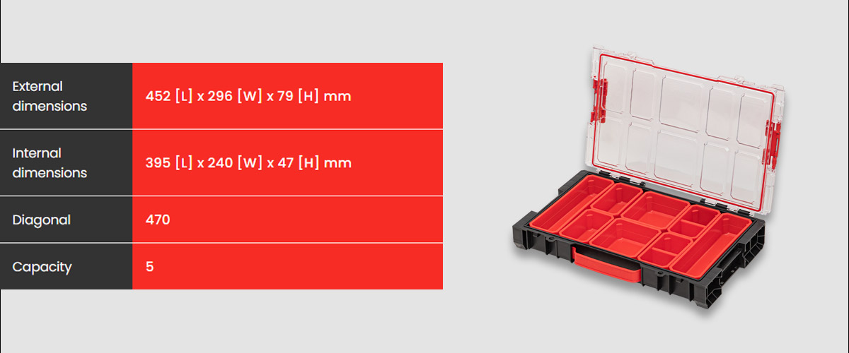 Qbrick System PRO Organizer 100