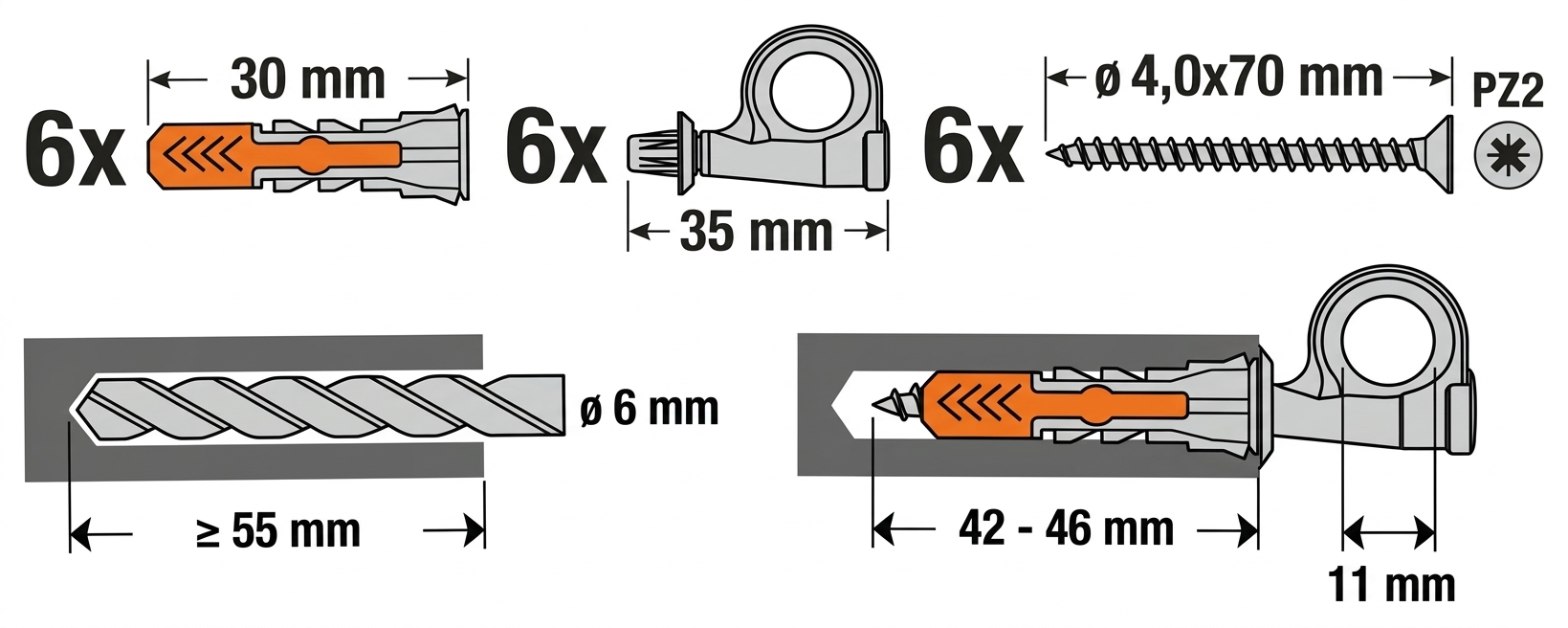 Fischer 557926 EasyHook Loop DuoPower