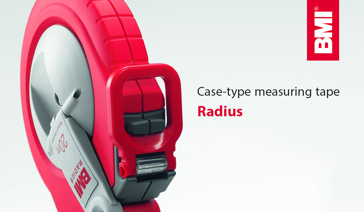  BMI Radius Case-type measuring tape 