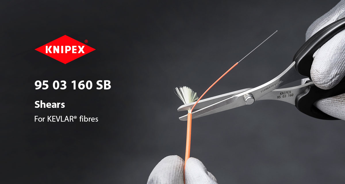 Knipex 95 03 160 SB Shears For KEVLAR® fibres