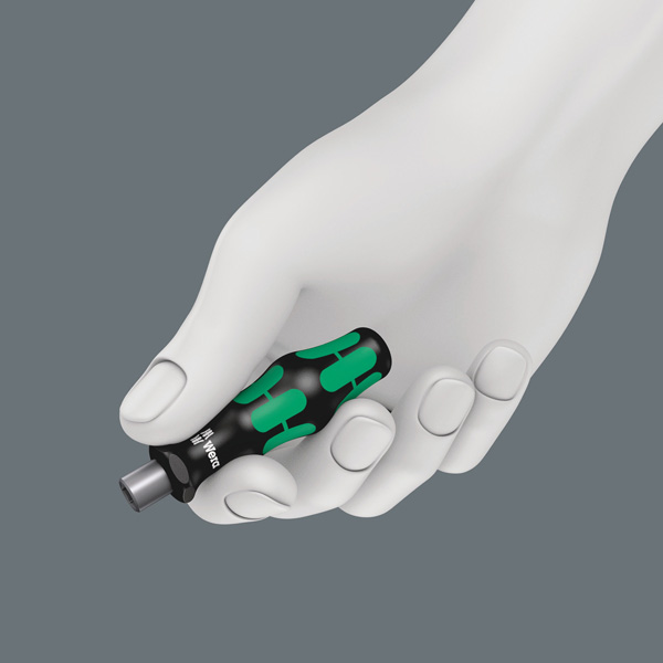 Bitholding screwdriver for 1/4" hex drive bits