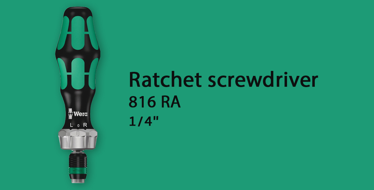 Wera 05051461001 816RA Ratchet screwdriver