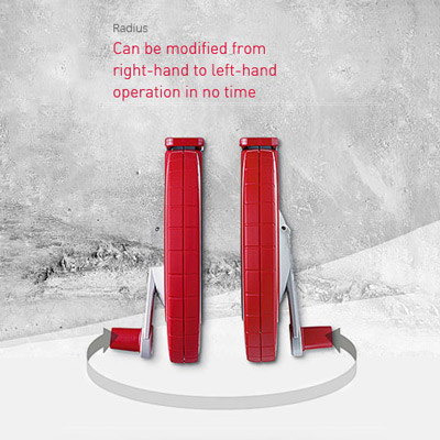 Can be modified from right-hand to left-hand operation in no time