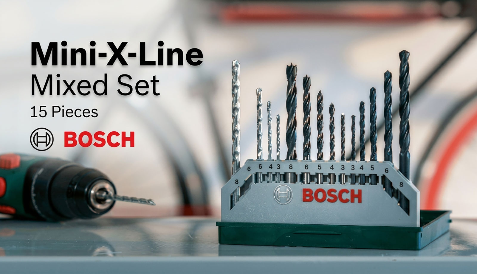 BOSCH 2607019675 Mini-X-Line Mixed Set 15 pcs