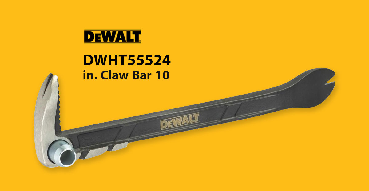 Dewalt DWHT55524 10 in. Claw Bar