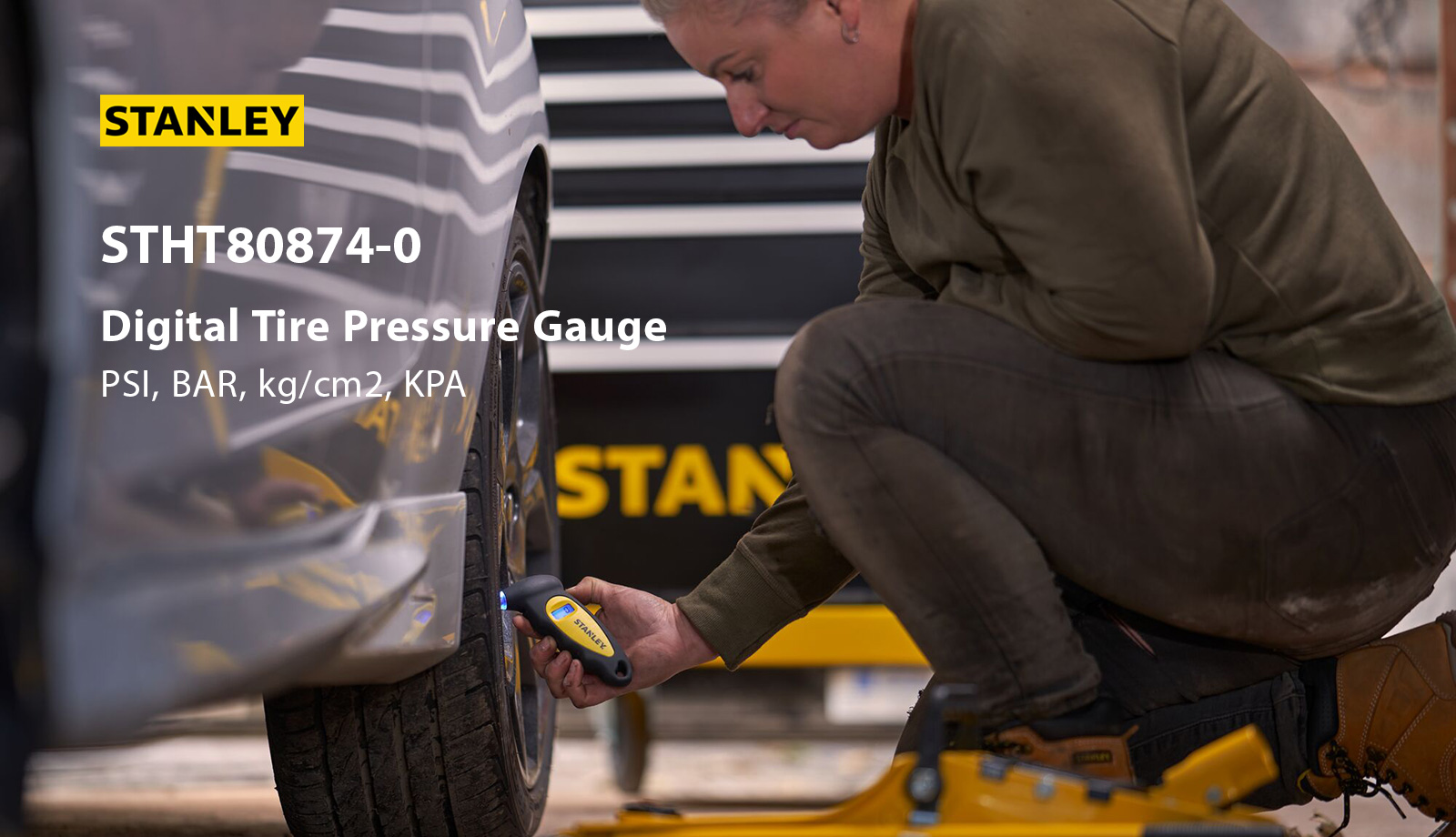 Stanley STHT80874-0 Digital Tire Pressure Gauge Stanley STHT80874-0 Digital Tire Pressure Gauge