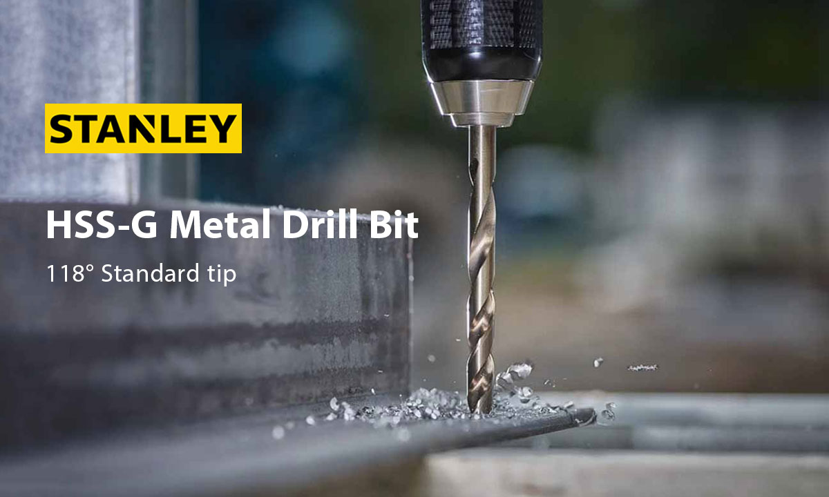 Stanley HSS-G Metal Drill Bit