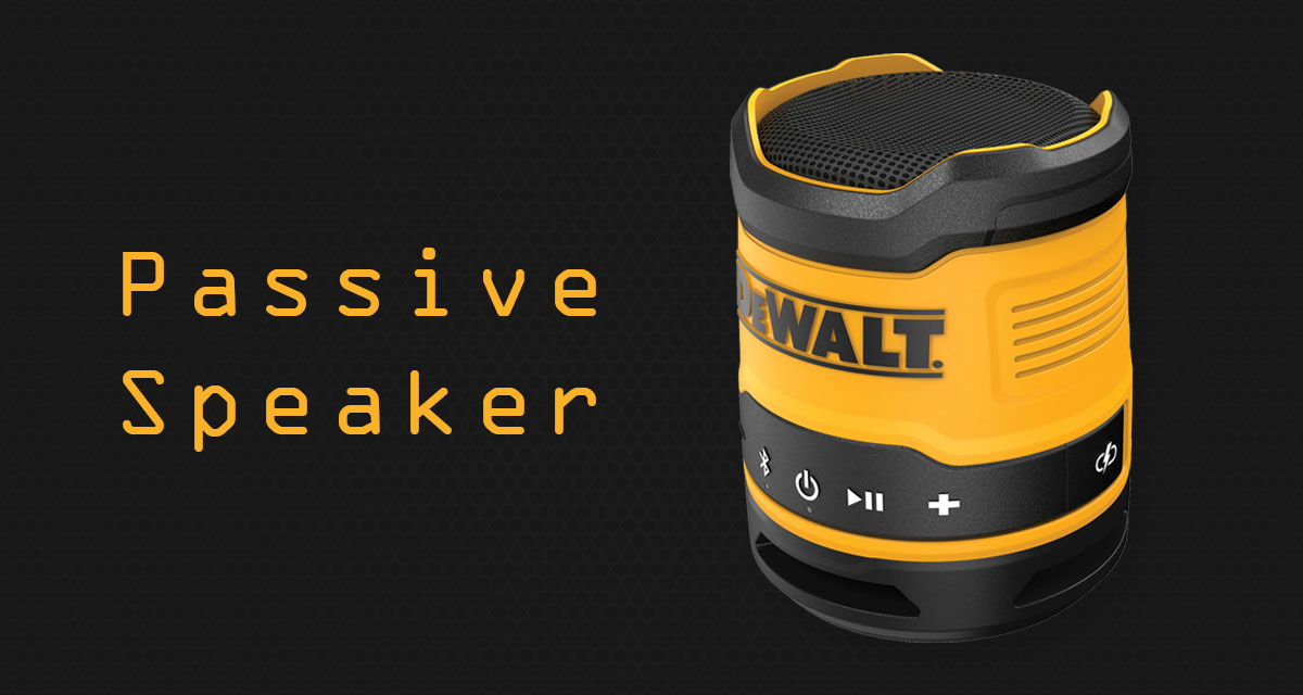 DEWALT DCR009-XJCompact USB-C Bluetooth speaker