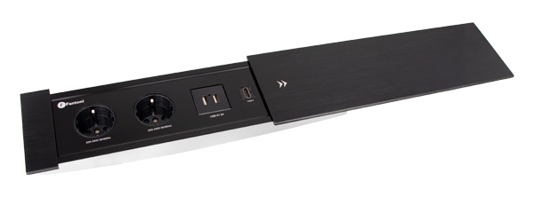 Fantoni N325 Desk connection panels
