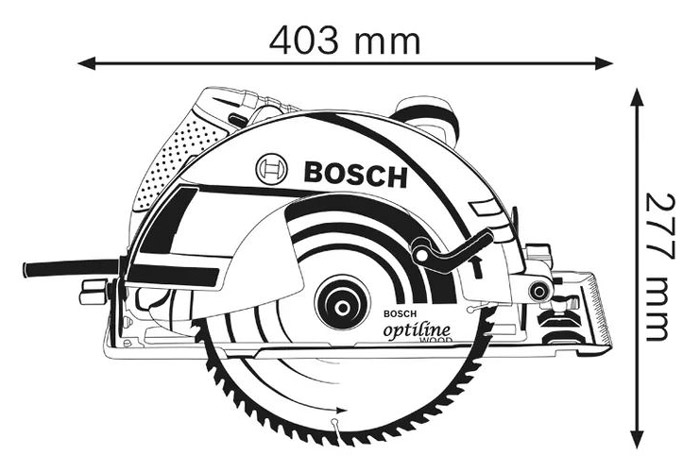 Bosch GKS 235 Turbo Professional Hand-Held Circular Saw