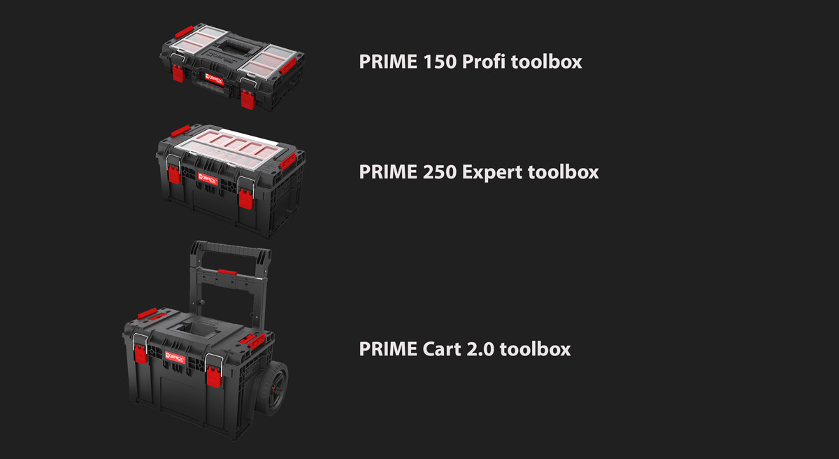 Qbrick PRIME tool boxes set