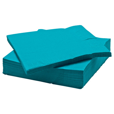 FANTASTISK-Paper-napkin-Turquoise-20236262-Ikea-Icon
