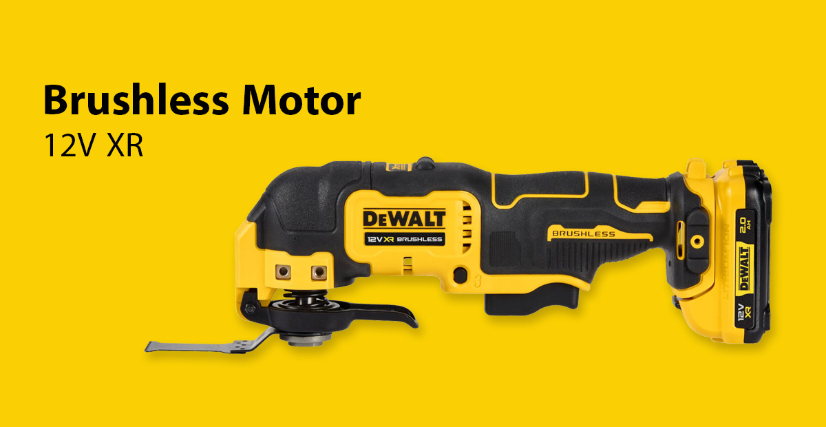 DEWALT DCS353D2-GB 12V XR Brushless Oscillating Multi Tool