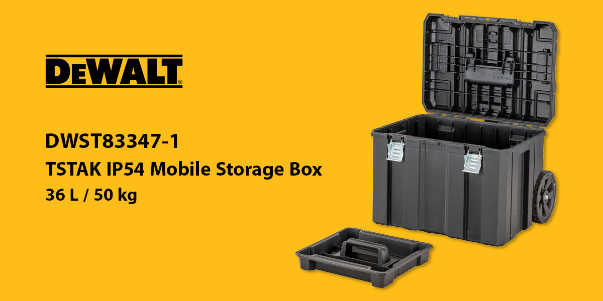 DEWALT DWST83347-1 TSTAK Mobile Storage Box