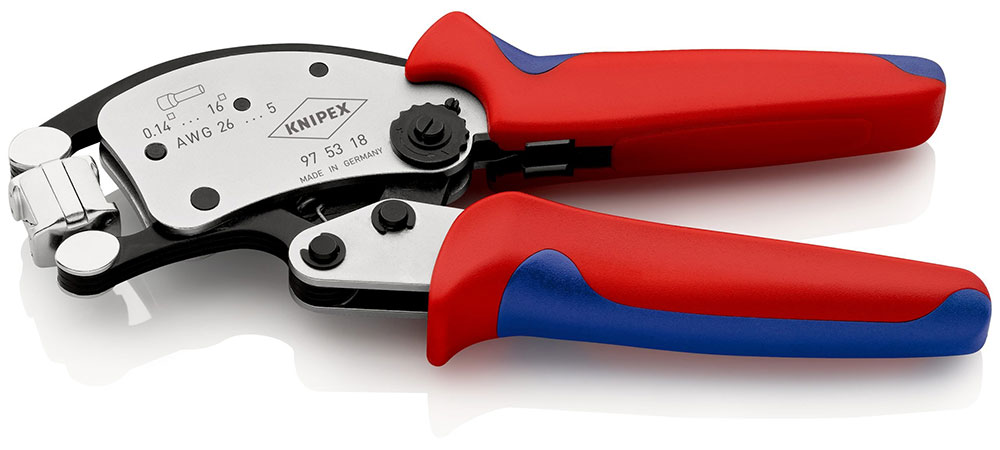 Knipex 975318SB Twistor16&reg; Self-Adjusting Crimping Pliers