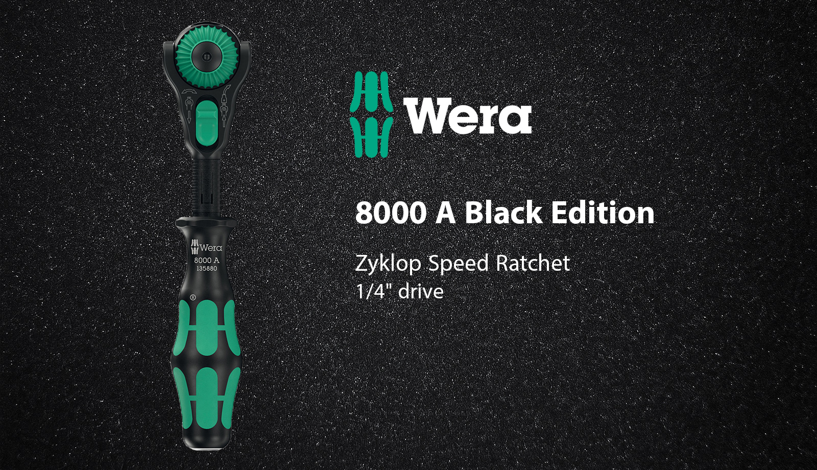 Wera 05135880001 Black Edition Zyklop Speed Ratchet
