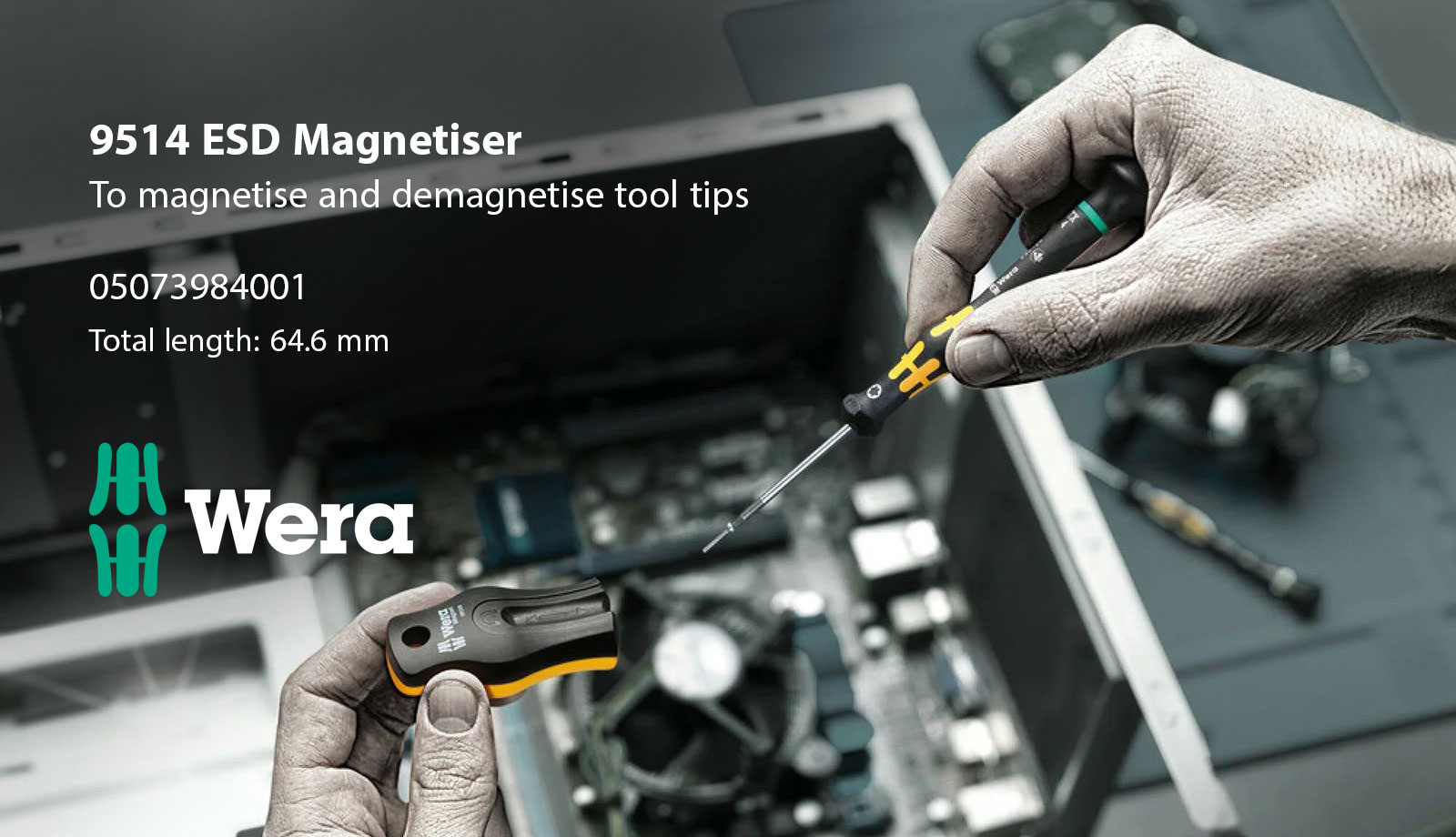 Wera 05073984001 9514 ESD Magnetiser SB