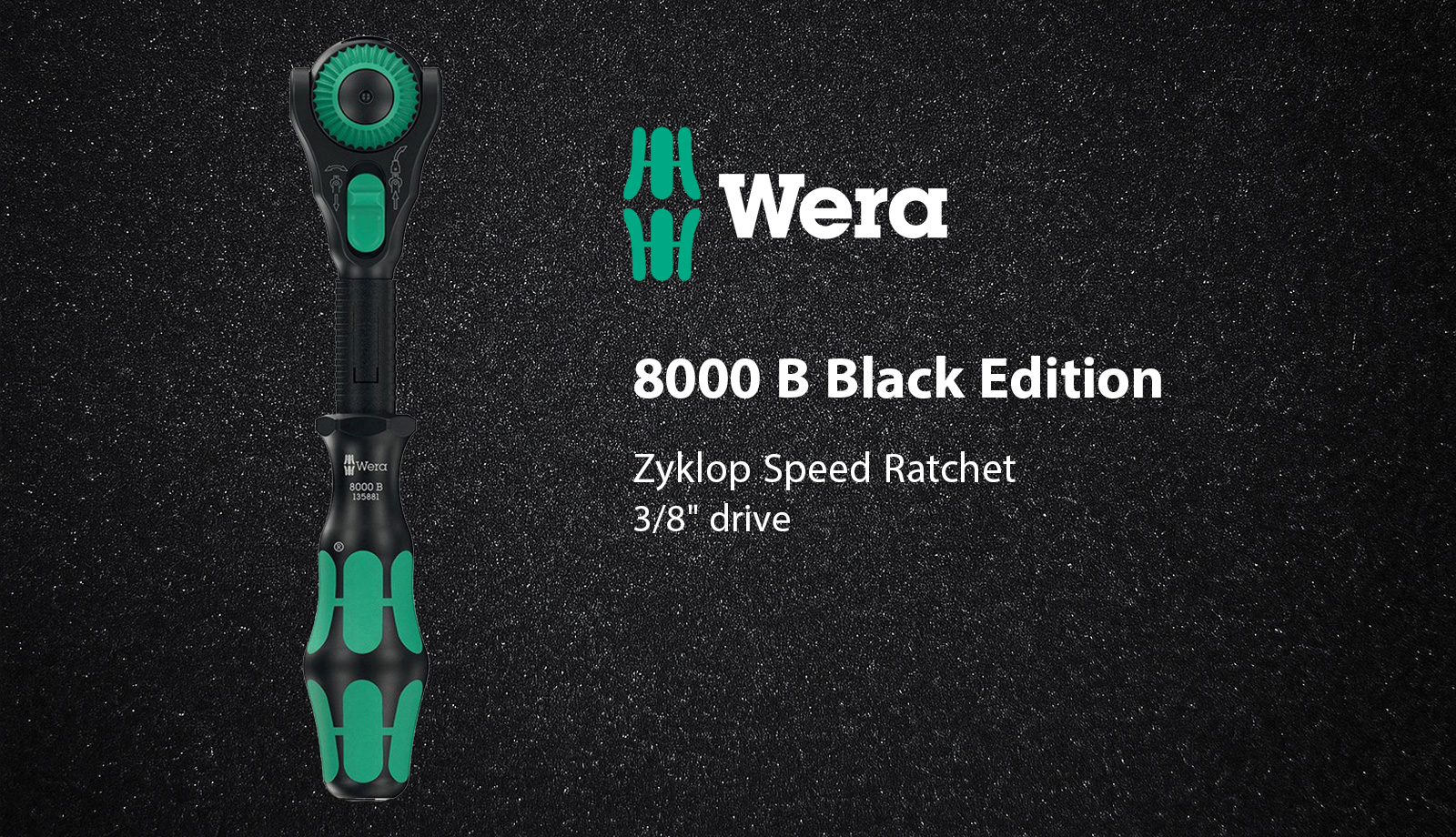 Wera 05135881001 Black Edition Zyklop Speed Ratchet