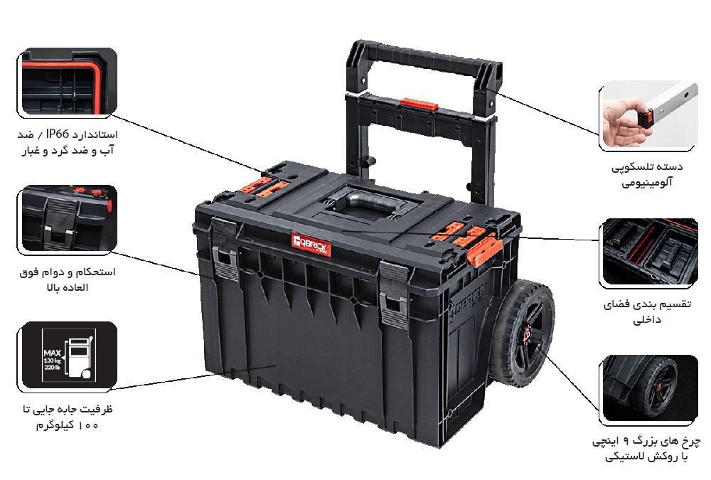  Qbrick One Cart 2.0 Expert tool boxes set 