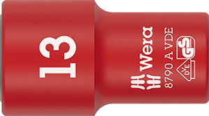 8790 A VDE Zyklop Socket, insulated, with 1/4" drive