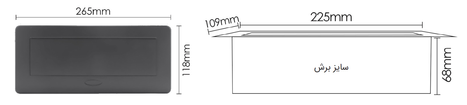  Fantoni N332 Desk connection panels 