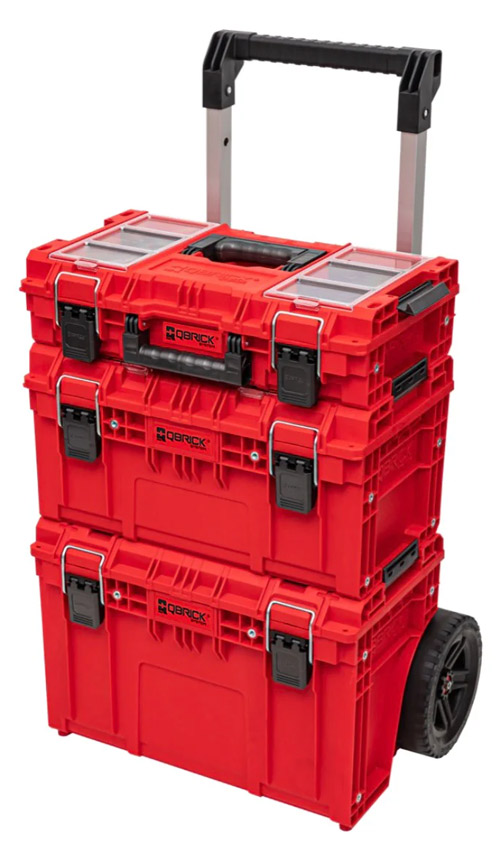 Qbrick System PRIME RED Ultra HD Custom tool boxes set