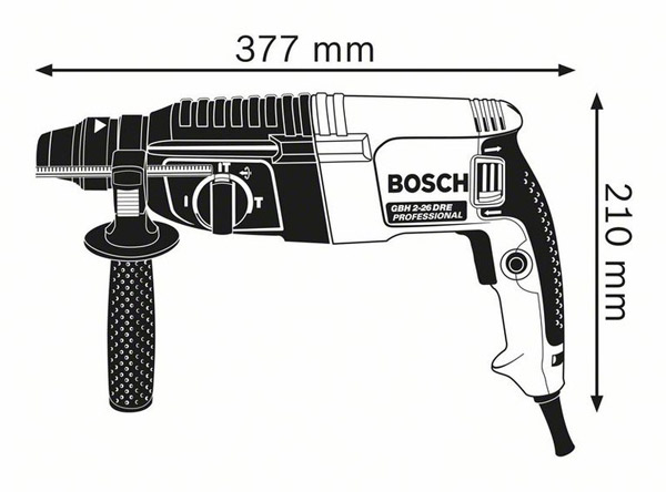 BOSCH GBH 2-26 DRE Professional Rotary Hammer with SDS plus